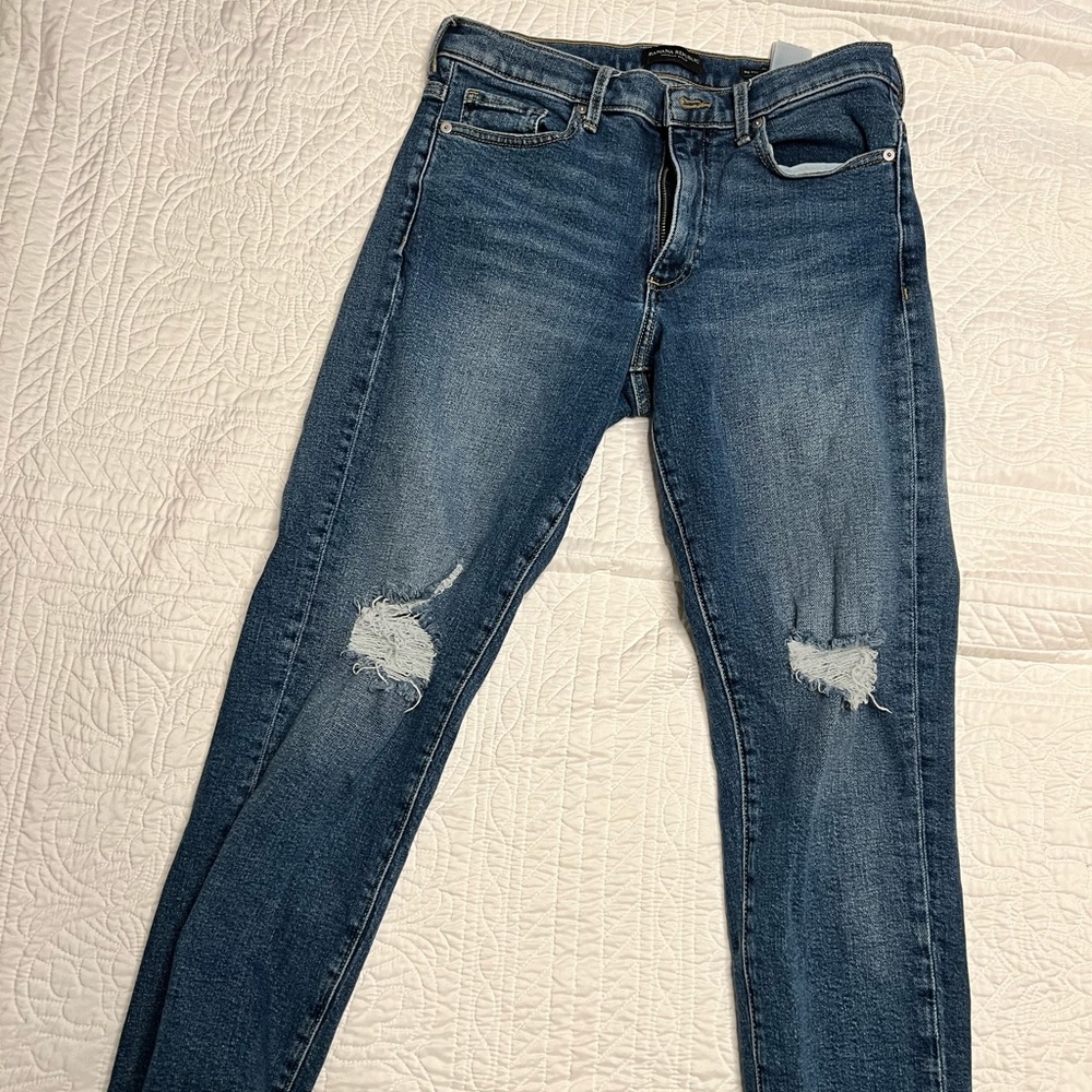 Banana Republic distressed jeans